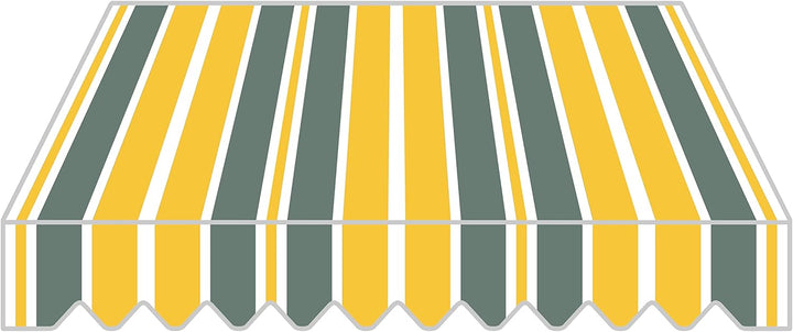 home Trends Markisenstoff 4m Markise mit Volant 4 x 3 m Markisenbespannung ersatzstoff 387 x 300cm B