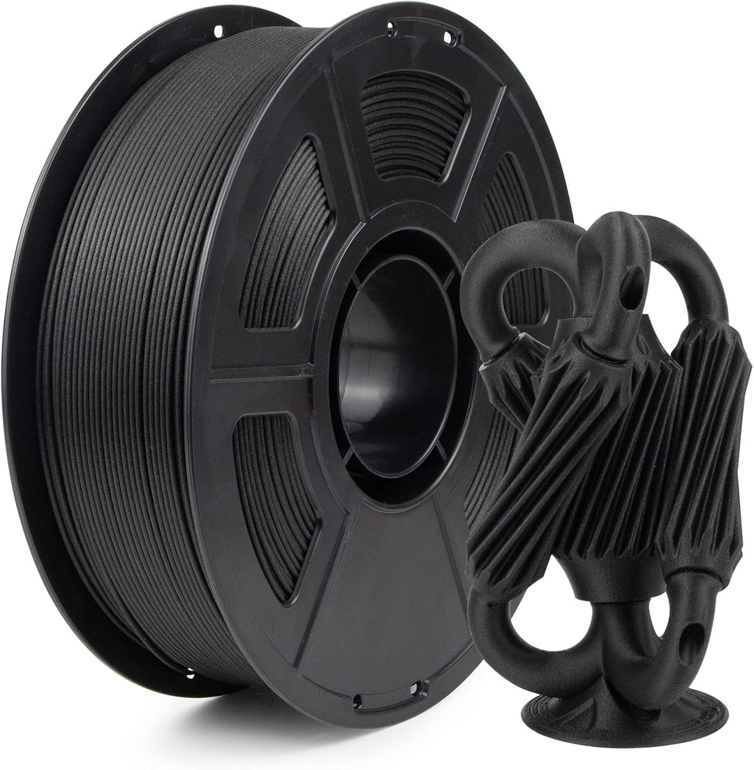IEMAI Nylon Kohlefaser Filament 1Kg, PA6 CF 3D Drucker Filament, Hohe Festigkeit Carbon Fibre 1.75 m
