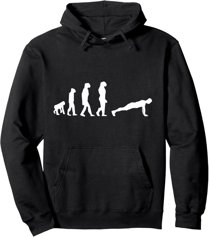 Liegestütze Evolution - Fitness - Liegestütze Pullover Hoodie
