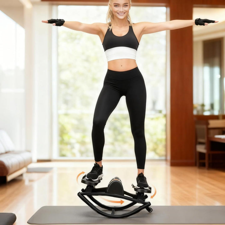Seitlicher Rock-Stepper Trainingsgerät, 50 x 25 x 25 cm, tragbar, stossdämpfend, Seite zu Seite, Ste