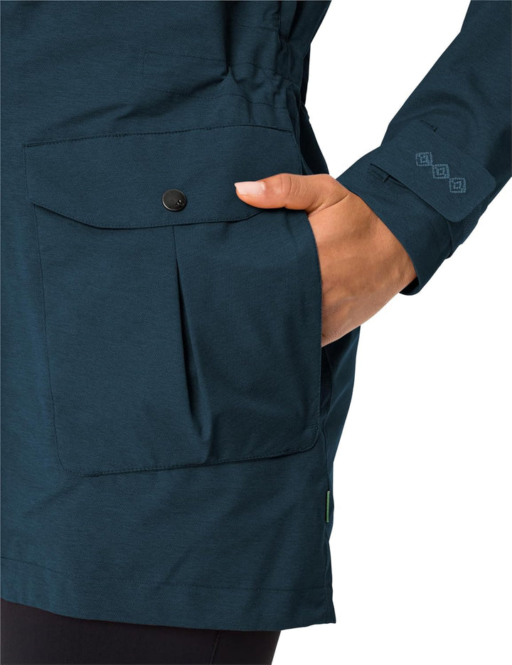 VAUDE Damen Women's Skomer Parka Jacke, Dark Sea