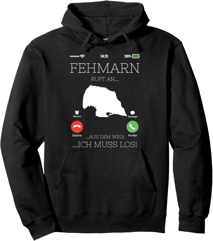Fehmarn Ruf An Ostsee Insel im Norden Seebrücken Pullover Hoodie