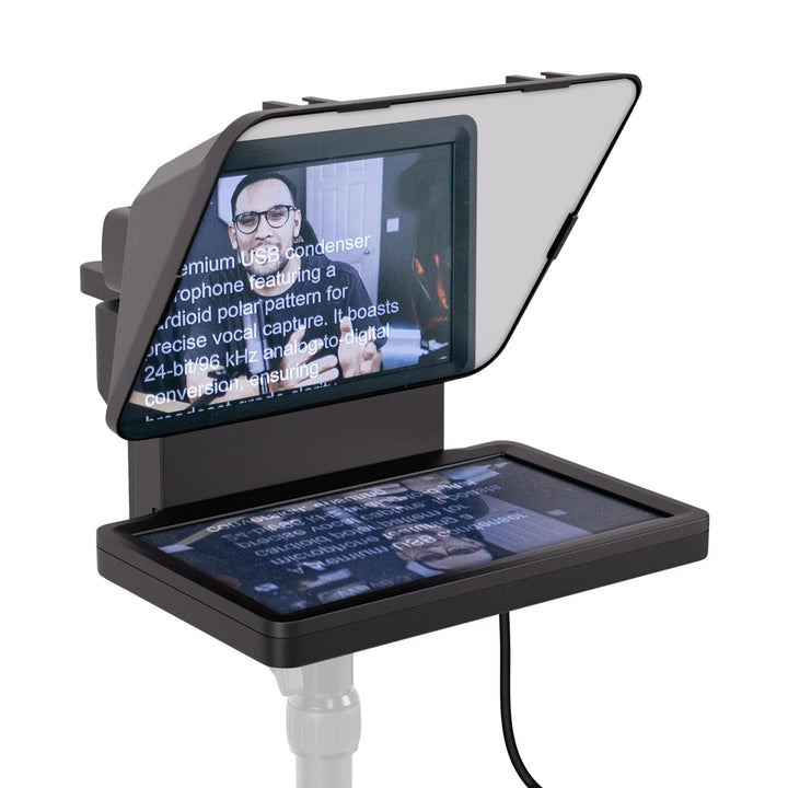 Elgato Prompter – Teleprompter mit integriertem Bildschirm für YouTube, Twitch, Zoom, Teams und mehr