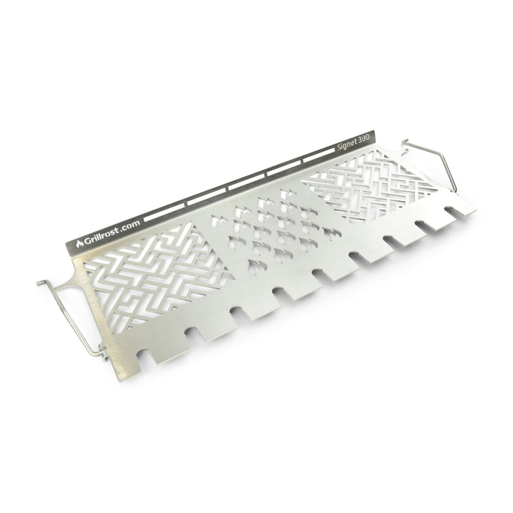 Grillrost.com Das Original Edelstahl MultiStation für Broil King - Signet - Warmhalterost