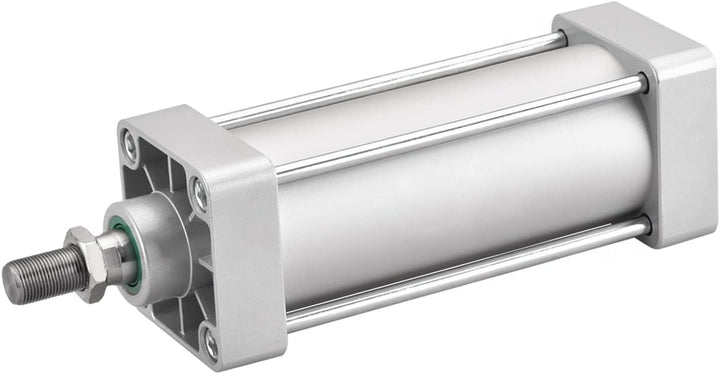 Heschen Pneumatischer Standard-Luftdruckzylinder, SC 80-200, PT3/8 Anschluss, 80mm Bohrung, 200mm Hu