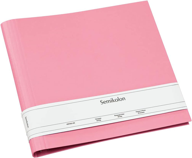 Semikolon 364043 Fotomappe 23 Ring - 35 x 32 cm - Efalinbezug - für Album, Fotobuch mit Ringheftung