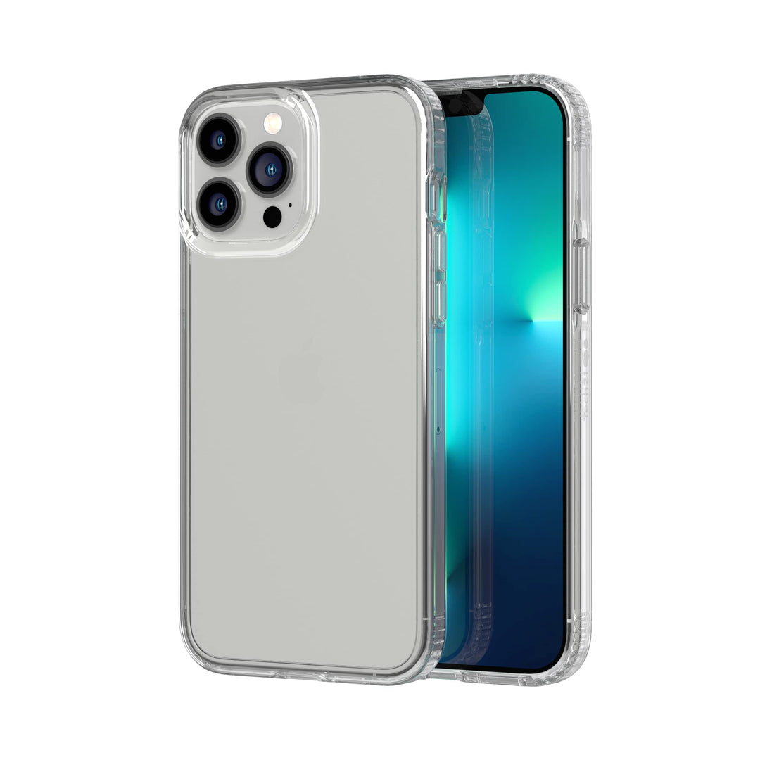 tech21 Evo Clear für iPhone 13 Pro Max - Kristallklare Handyhülle mit 3,6 m Multi-Drop-Schutz farblo