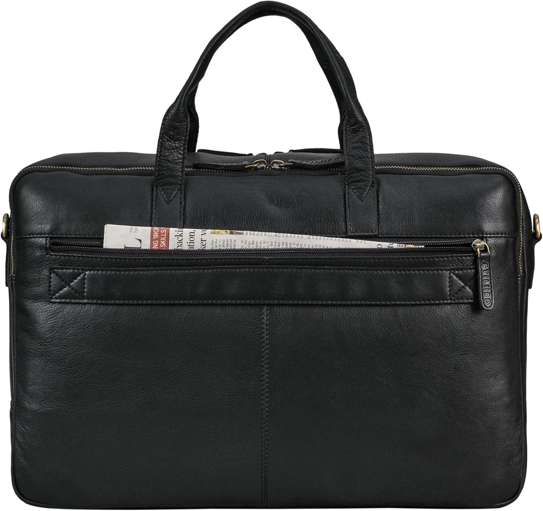 STILORD Timothy Elegante Laptoptasche Leder Herren & Damen 17 Zoll bis 19 Zoll Notebook Tasche Gross