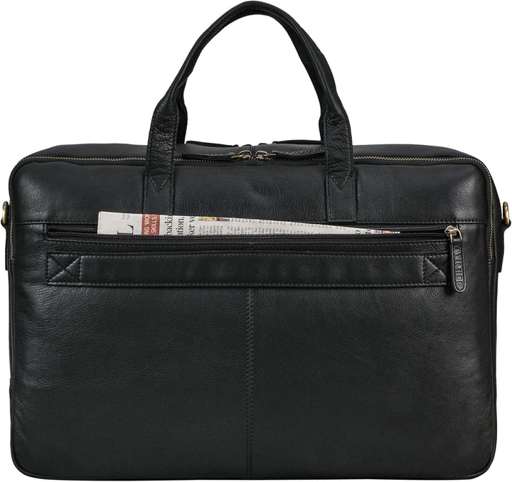 STILORD Timothy Elegante Laptoptasche Leder Herren & Damen 17 Zoll bis 19 Zoll Notebook Tasche Gross