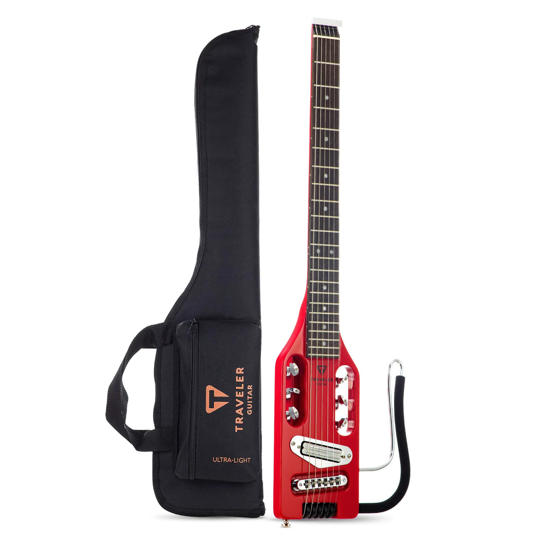 Traveler Guitar Ultraleichte Solid-Body E-Gitarre (ULE TRDG), Torino Red Torino Rot Guitar Griffbret