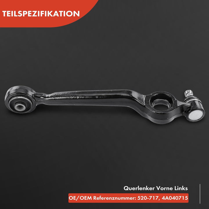 Frankberg 2x Querlenker Vorderachse unten Kompatibel mit 100 4A C4 2.0L-2.8L 1990-1994 A6 4A C4 1.8L