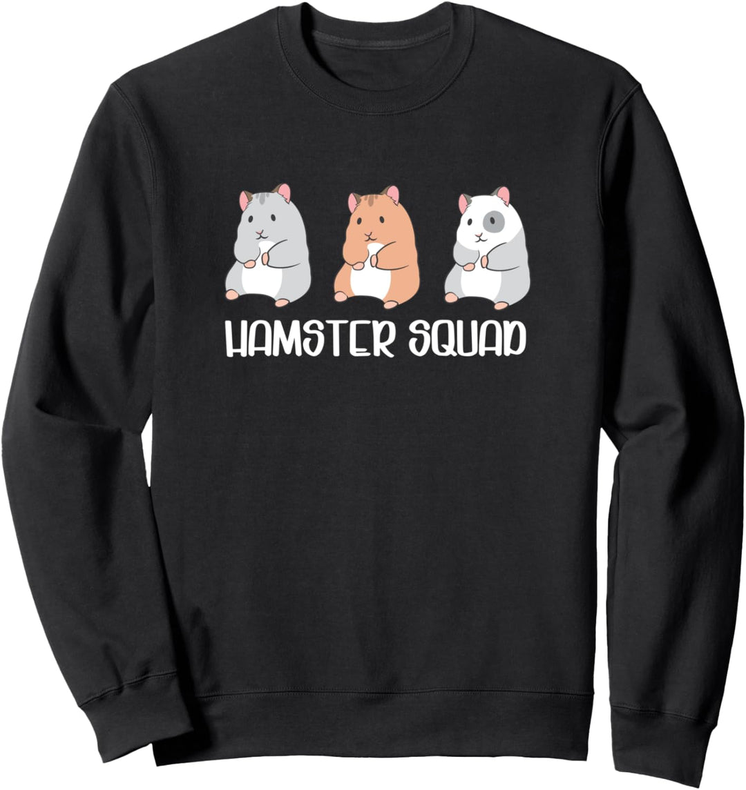 Hamster Squad Lustiges Hamster Team Nager Sweatshirt