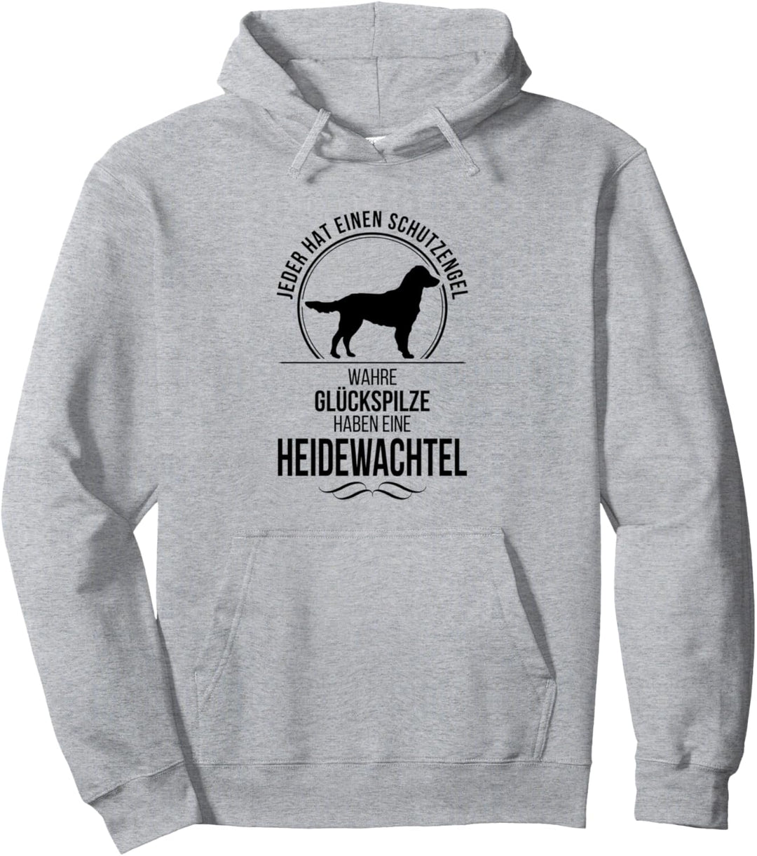 Heidewachtel Schutzengel Münsterländer Hunde Hundespruch Pullover Hoodie