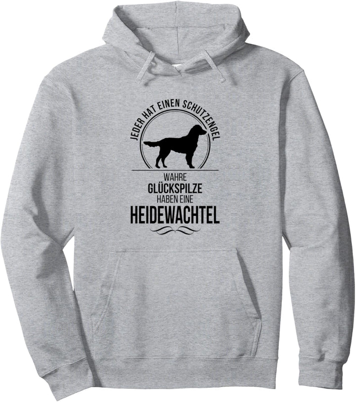 Heidewachtel Schutzengel Münsterländer Hunde Hundespruch Pullover Hoodie