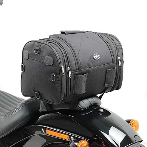 Hecktasche/Gepäckrolle Kompatibel für Roller Craftride RB1 24-30L schwarz