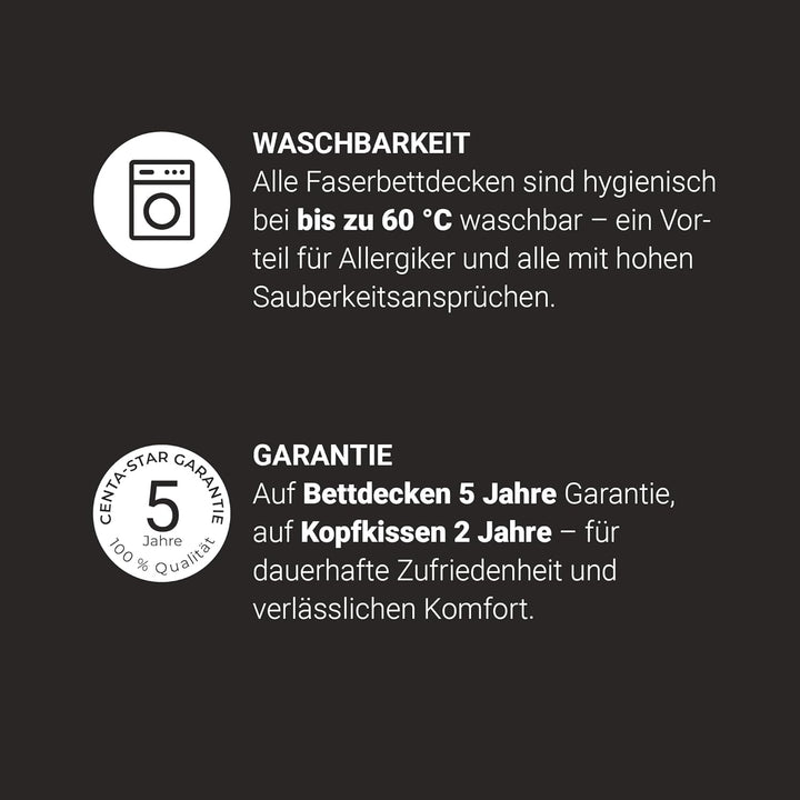 Centa-Star Kinder Ultra-Leichtsteppbett Junior weiss Grösse 100x135 cm