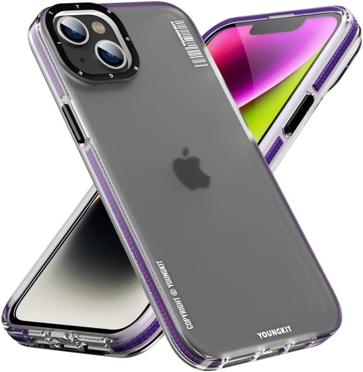 YOUNGKIT für iPhone 14 Plus Hülle, Stossfeste Kratzfeste Schutzhülle (Anti-Fingerabdruck) Slim Case