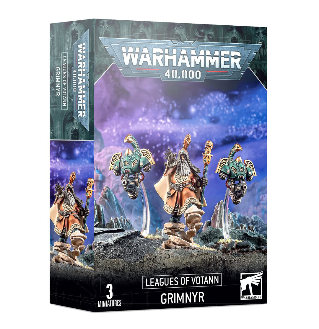 GAMES WORKSHOP Warhammer 40k - Ligues de Votann Grimnyr, 69-07, Black