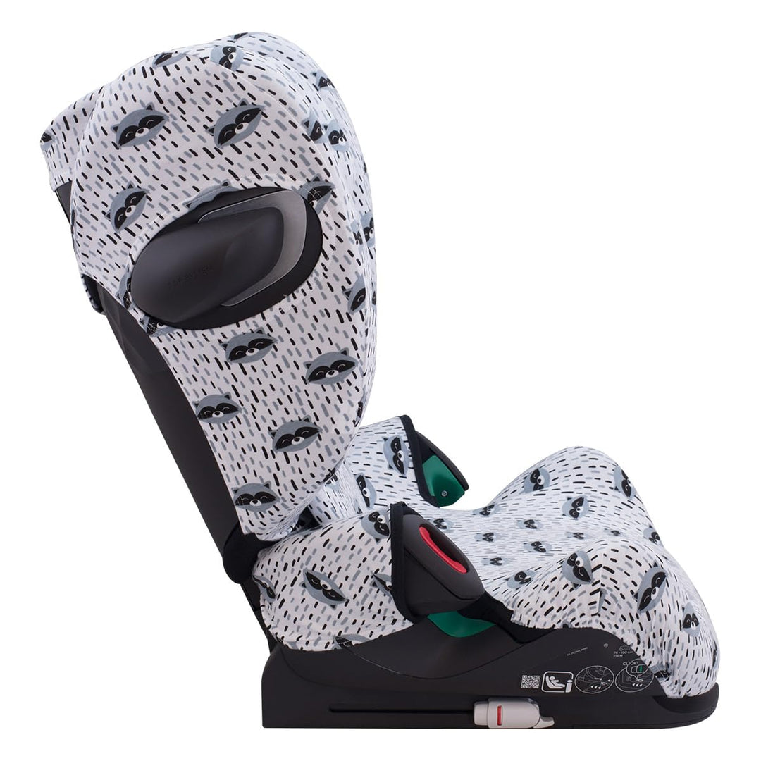 JYOKO KIDS Bezug Kompatibel mit Cybex Solution G I-size (Raccoon)