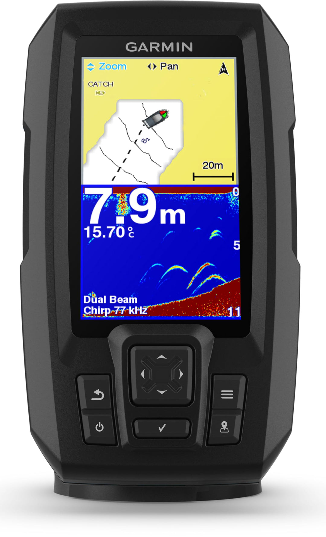 Garmin Striker Plus 4 Chirp-Fishfinder Striker Plus 4 Chirp-Fishfinder, Schwarz, OneSize,