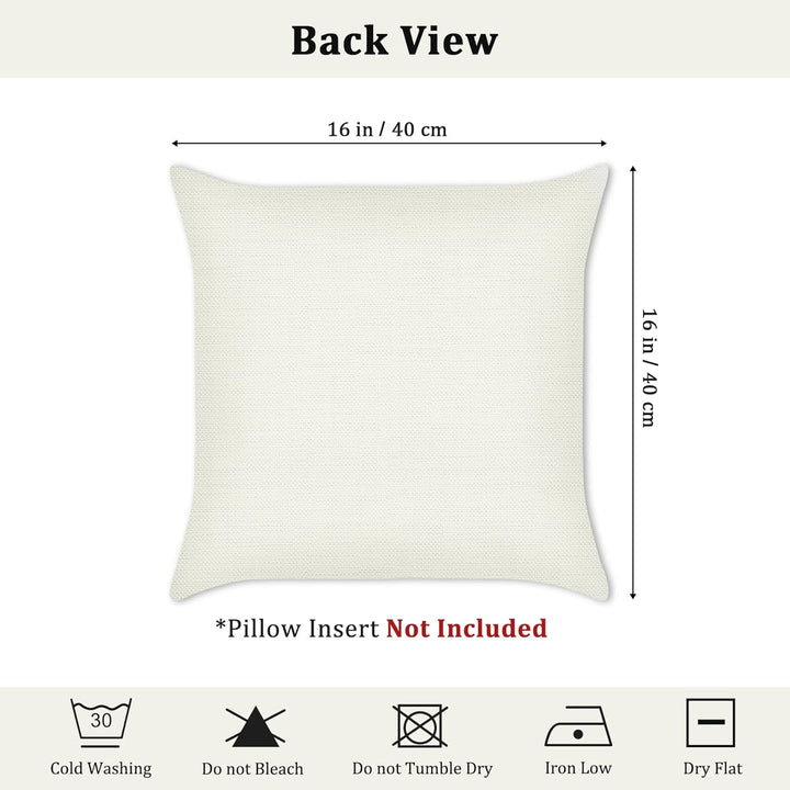 Bonhause 4er Set Kissenbezüge Afrikanische Tier Leopard 40 x 40 cm Doppelseitig Giraffe Zebra Polyes