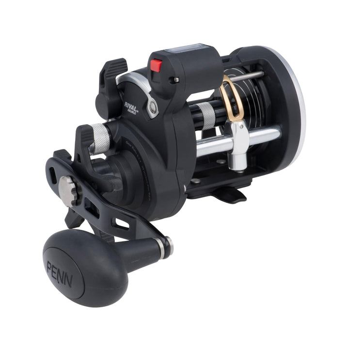 PENN Rival Level Wind Multirolle für Boote und Kajaks – Hochleistungs-Salzwasserrolle für Dorsch, Ba