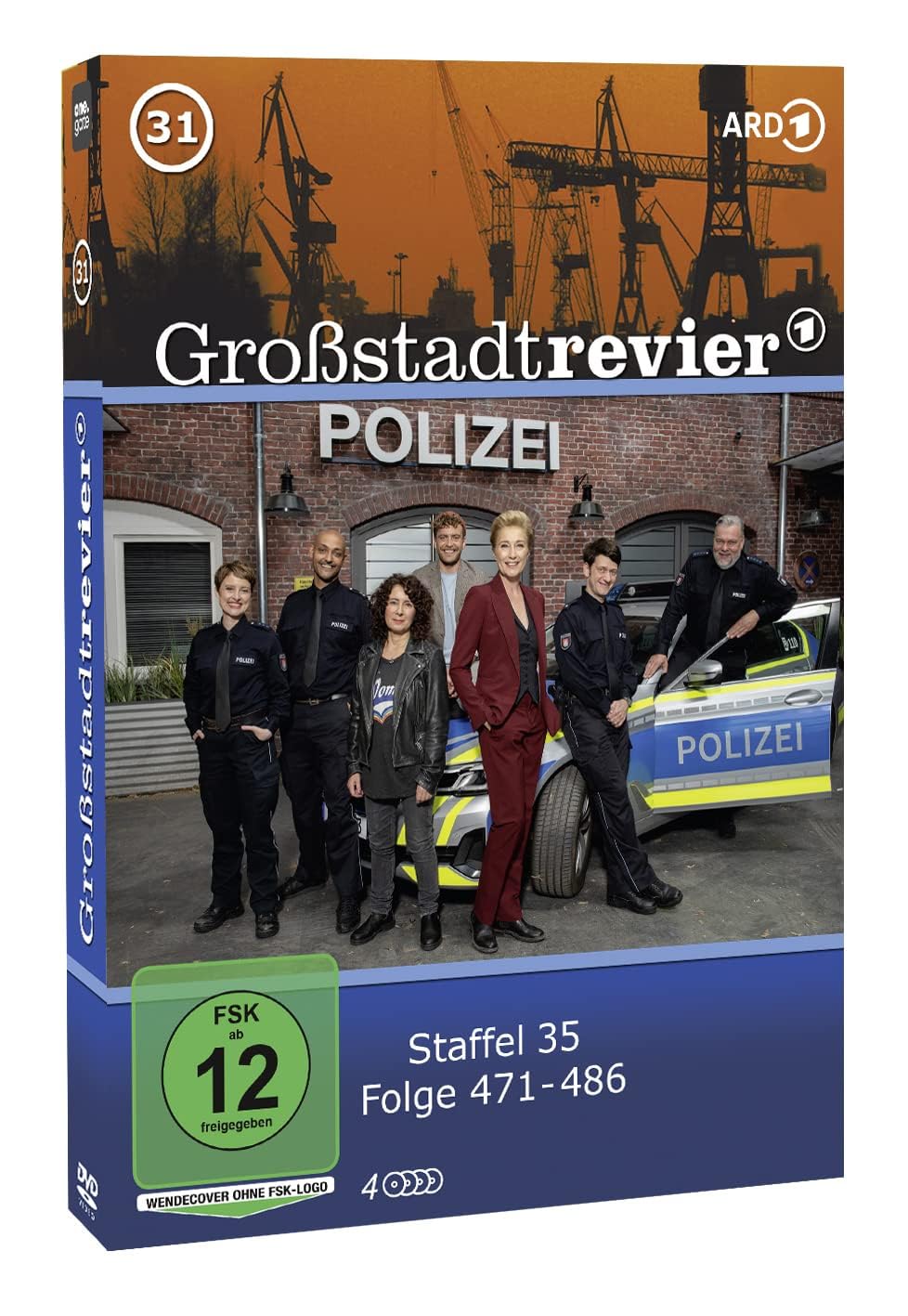 Grossstadtrevier 31 - Folge 471 - 486 (Staffel 35) [4 DVDs], DVD