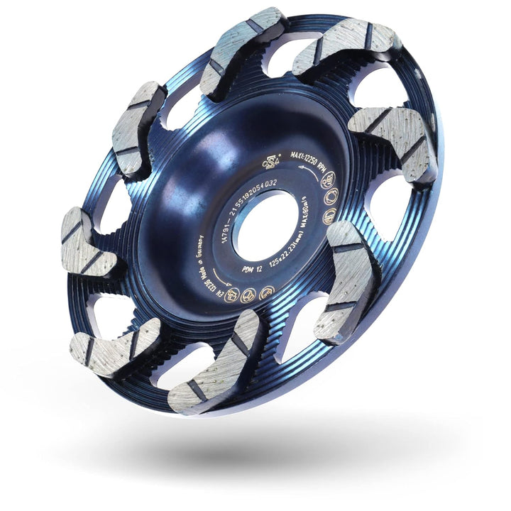 PRODIAMANT Diamant Schleifteller 125mm Beton Universal ST49 ProfiPlus Schleiftopf Made in Germany