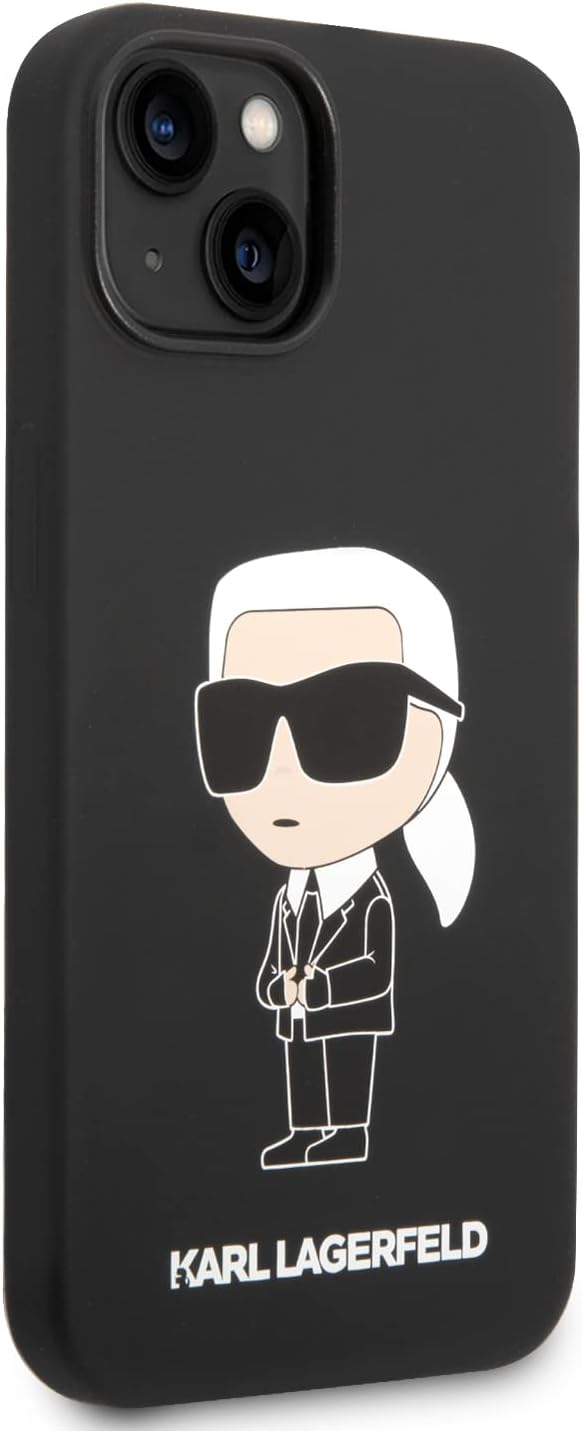 KARL LAGERFELD KLHCP14MSNIKBCK Hülle für iPhone 14 Plus 6,7" hardcase Schwarz SI