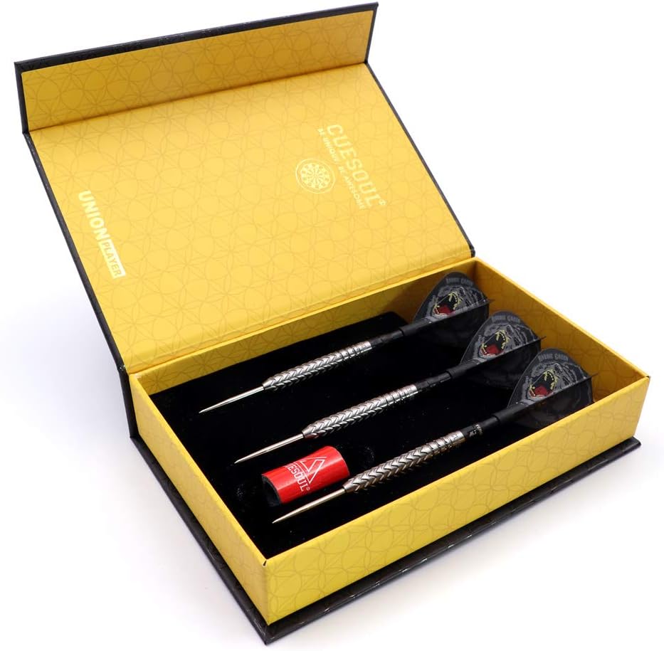 CUESOUL 22g / 24g / 23g 90% Wolframstahl Dart Set Serie Silber-1 22g, Silber-1 22g