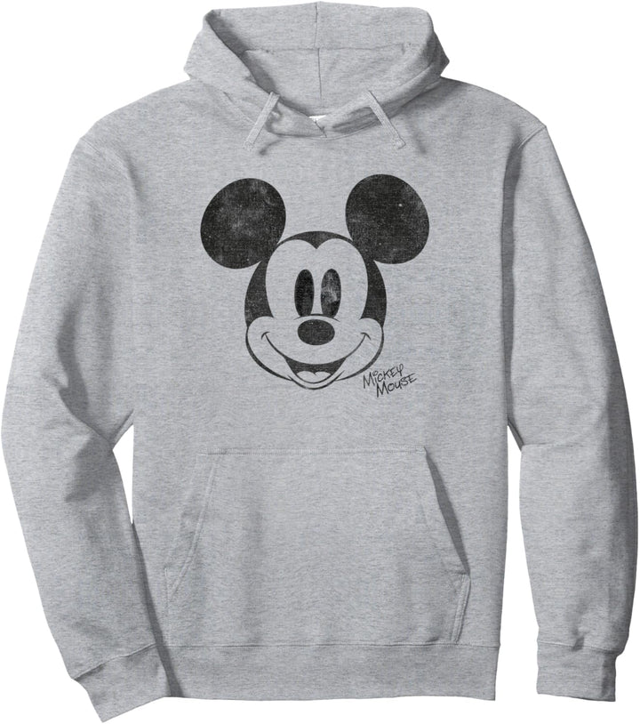 Disney Mickey Mouse Simple Mickey Face Pullover Hoodie