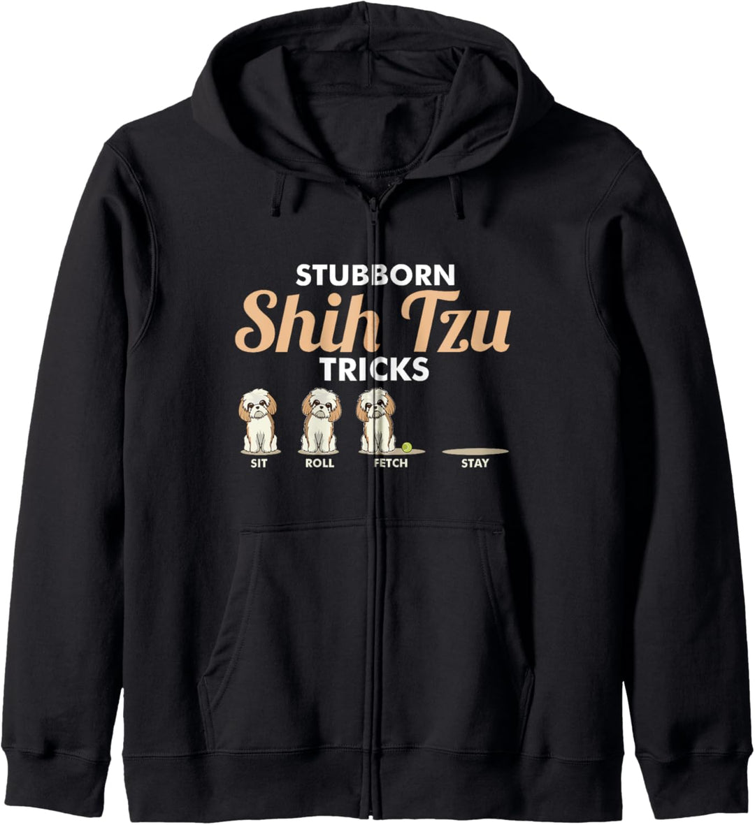 Hundebesitzer Shitzu I Hundetrainer I Lustiges Shih-Tzu Kapuzenjacke
