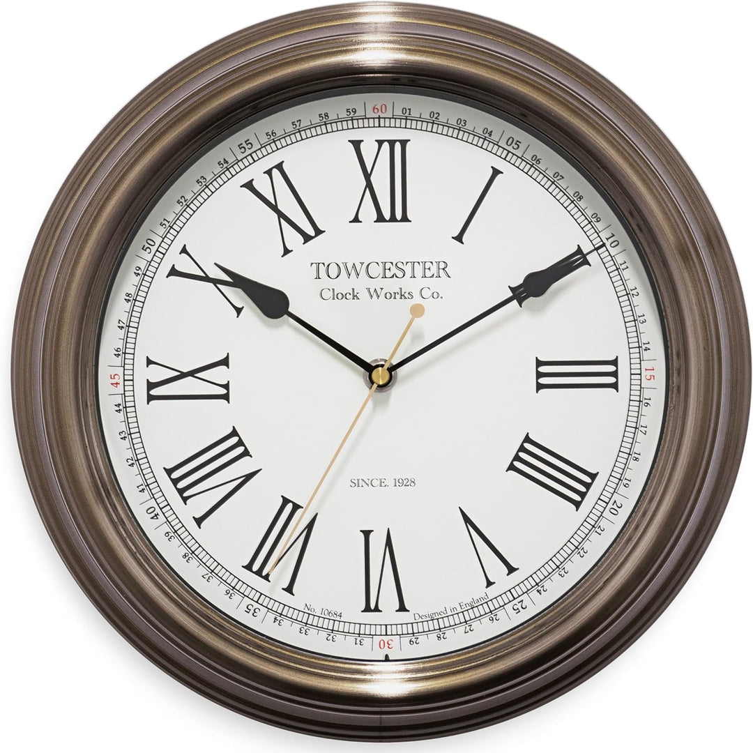 Towcester Clock Works Co. Acctim 26708 Redbourn Wanduhr, Gold