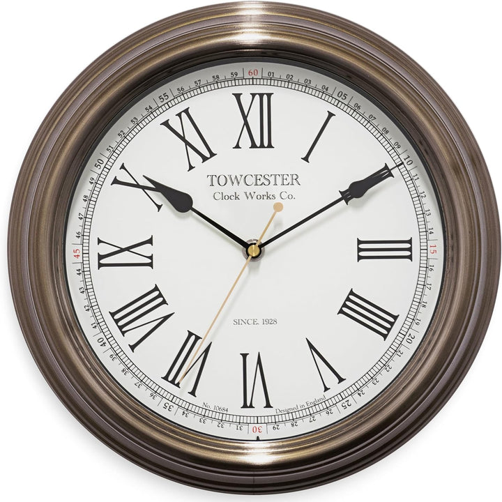 Towcester Clock Works Co. Acctim 26708 Redbourn Wanduhr, Gold