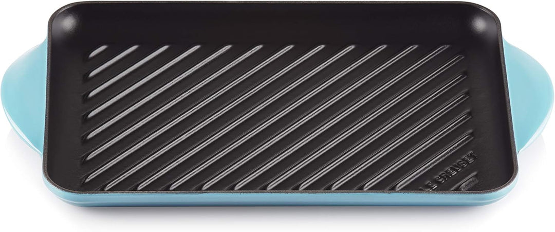 LE CREUSET Rechteckige Grillplatte aus Gusseisen, 32 cm, Für alle Herdarten inkl. Induktion geeignet