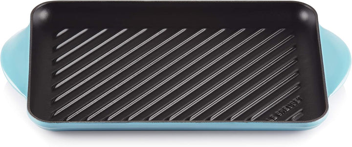 LE CREUSET Rechteckige Grillplatte aus Gusseisen, 32 cm, Für alle Herdarten inkl. Induktion geeignet
