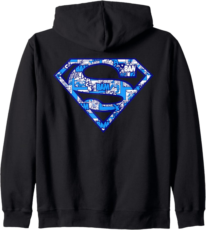 DC Superman-Logocollage Kapuzenjacke