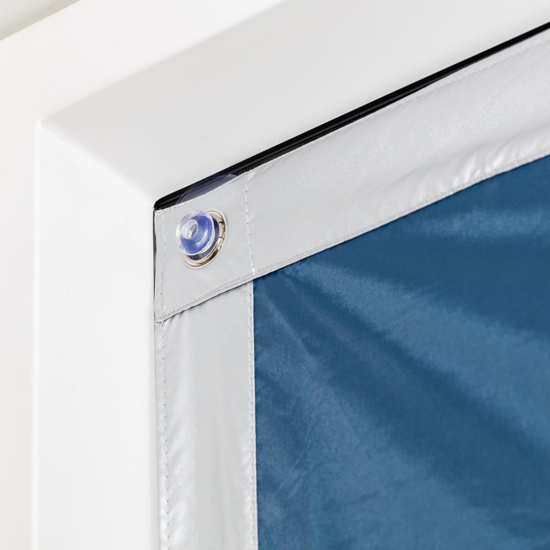 Lichtblick Dachfenster Sonnenschutz Sonnensegel für innen, Haftfix, ohne Bohren, Tageslicht, mit Sau