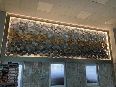 AS Country Stone | Wandverkleidung 3D Wand, 3D Wandpaneele, 3D Wanddeko, 3D Look für Innenbereich, G