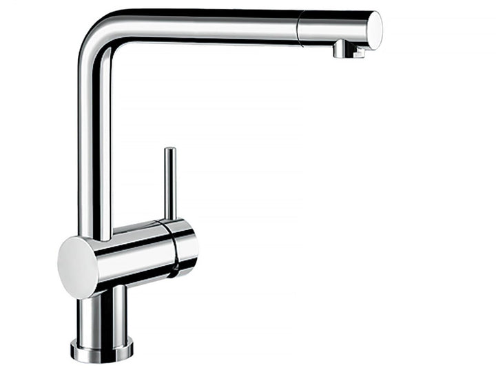 BLANCO 514277 Küchenarmatur mit Rohrauslauf (Vorfenster), Wasserhahn für die Küche, Einhebelmischer,