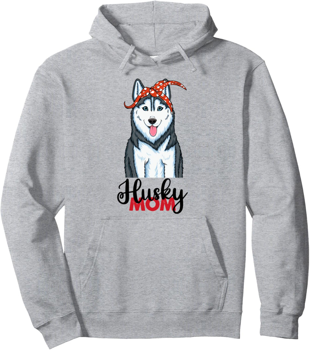 Husky Dog Mama Sibirian Husky Mom Pullover Hoodie