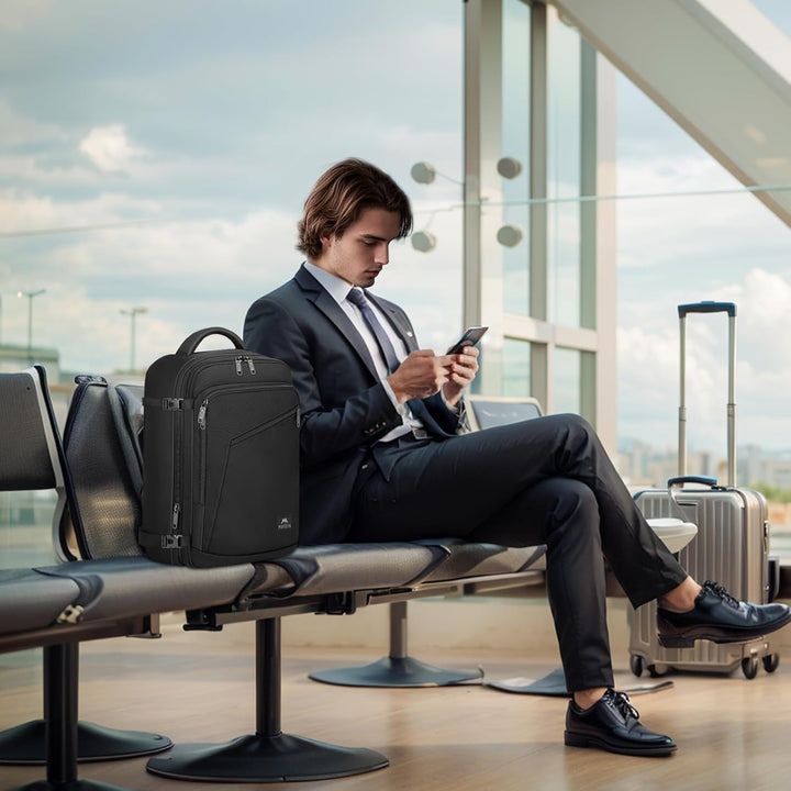 MATEIN Reiserucksack Handgepäck Flugzeug, Ryanair Handgepäck 40x20x25 Klein Rucksack Damen 20L, Erwe