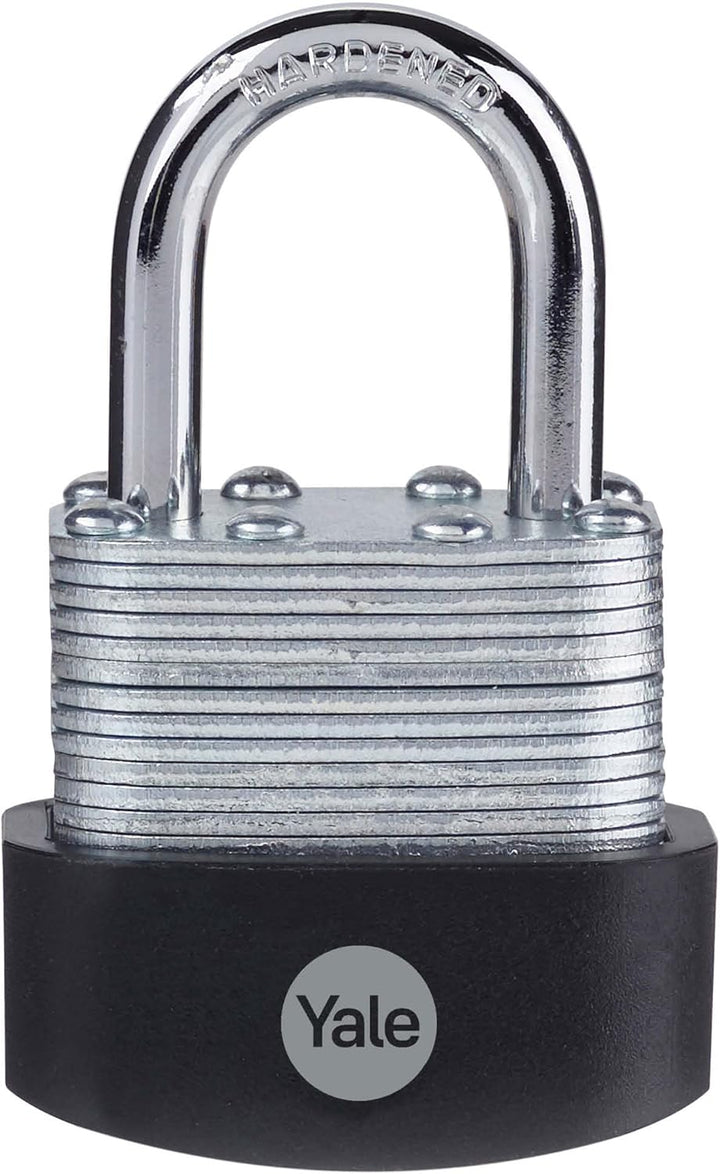 Yale Y125B/40/122/3, Hochsicherheit, 40 mm, laminierter Stahl, Vorhängeschloss, wetterfest, offener