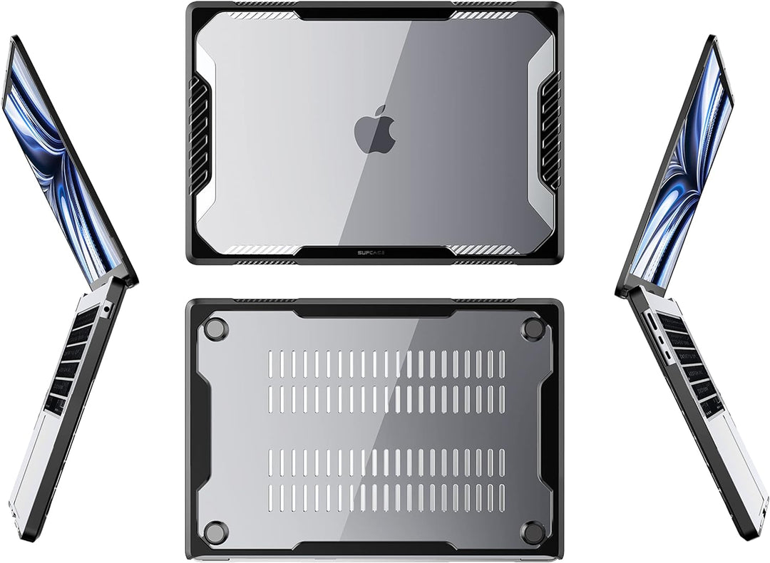 SUPCASE Unicorn Beetle Hülle für MacBook Air 15 Zoll (2023) A2941 M2 Chip, Bumper Case Stossfest Sch