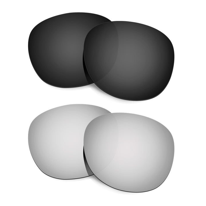 HKUCO Plus Replacement Lenses For Oakley Latch - 2 pair Combo Pack
