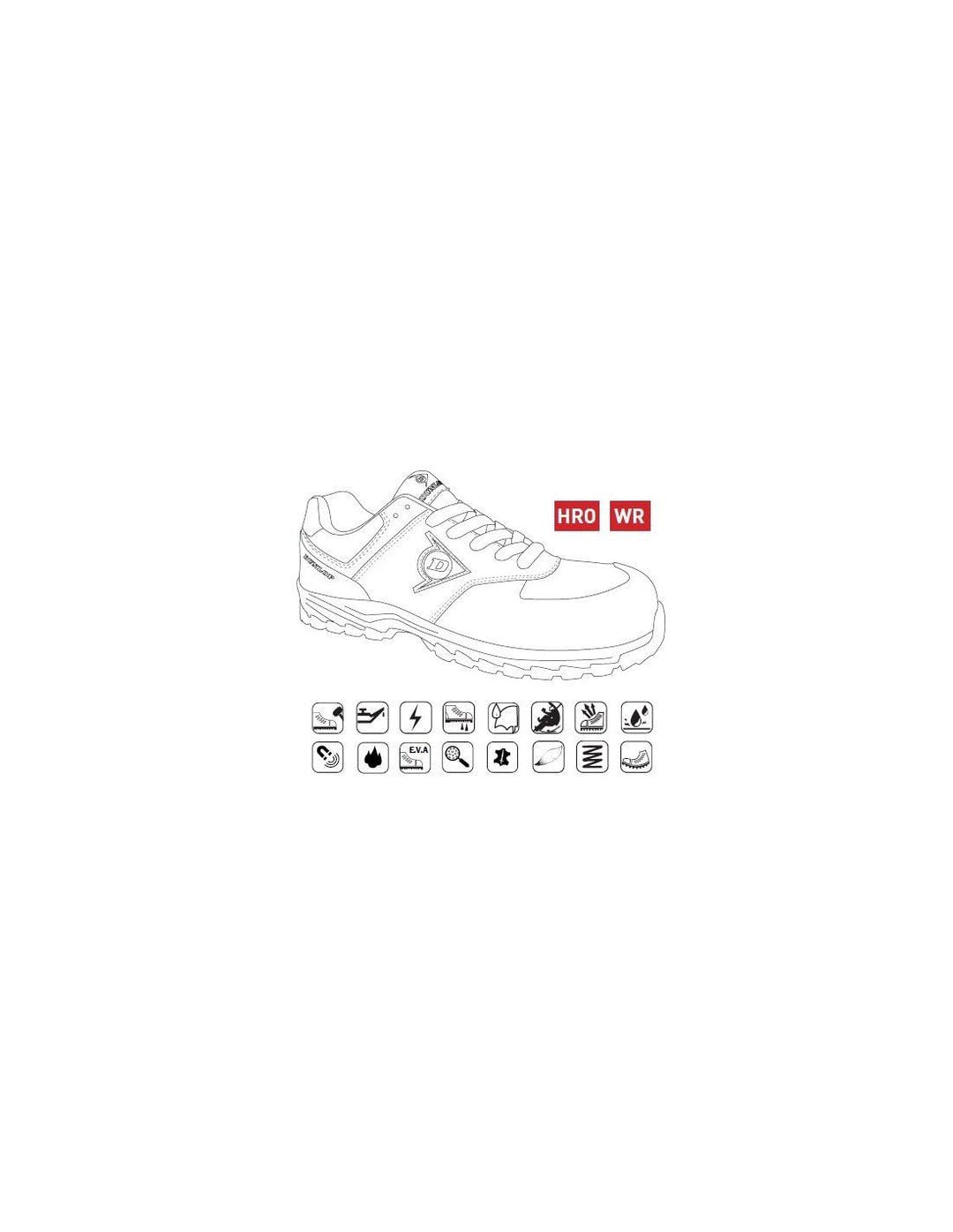 DUNLOP Männer Flying ArrowDunlop ARRO06440 Flying Arrow Halbschuh Sicherheitssneaker S3, 44, Grau 41