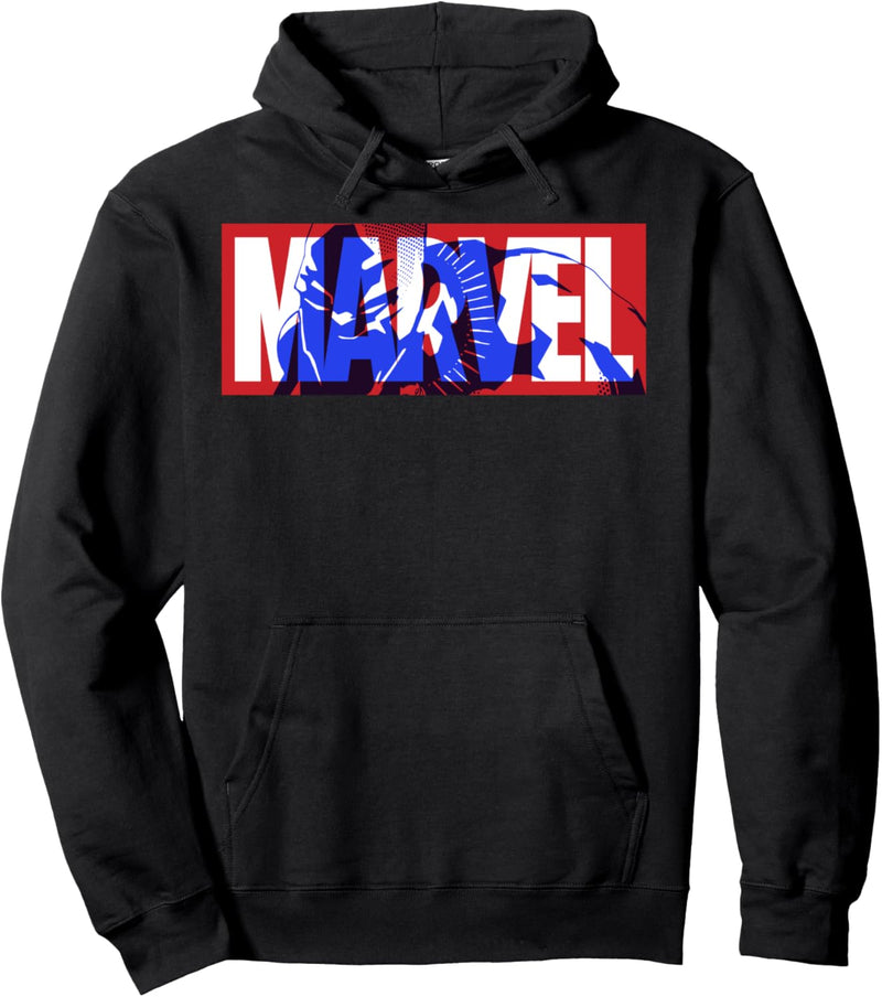 Marvel Black Panther Large Classic Movie Logo Pullover Hoodie