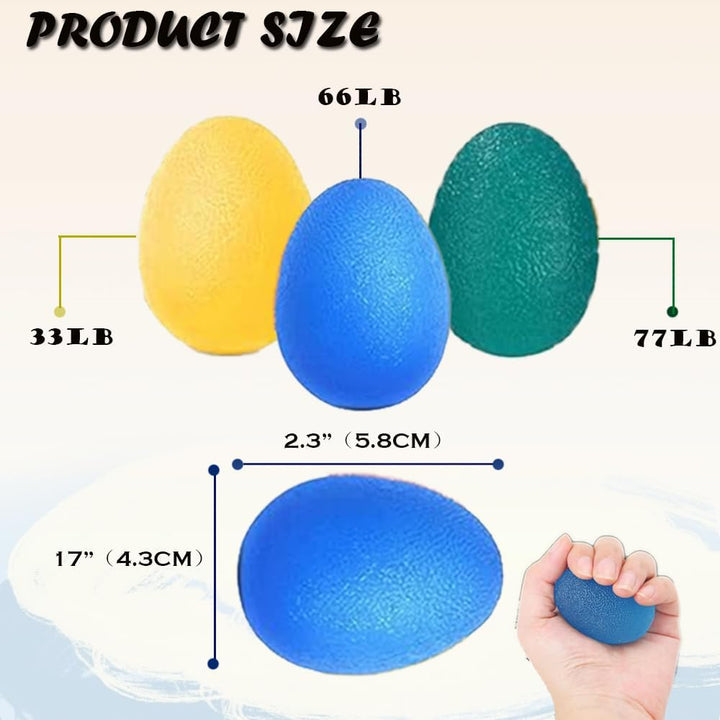 Fingertrainer Handtrainer Ball Set, 11 Stück Handtrainer Fingertrainer Ball Weich mit 3 Stärken für
