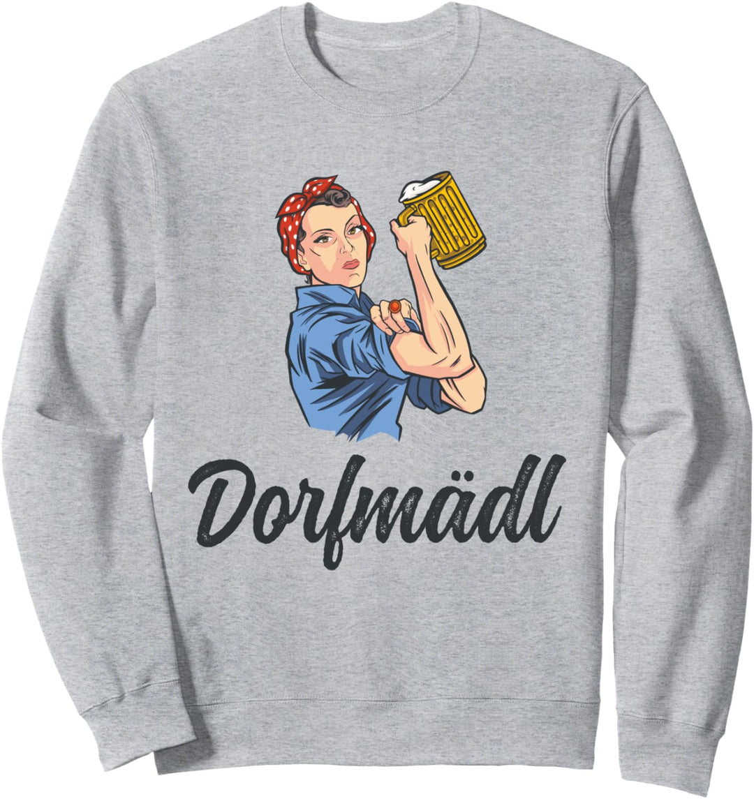 Lustiger Dorfmädel & Dorffest Spruch - Dorfkind Sweatshirt