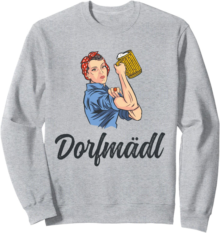 Lustiger Dorfmädel & Dorffest Spruch - Dorfkind Sweatshirt